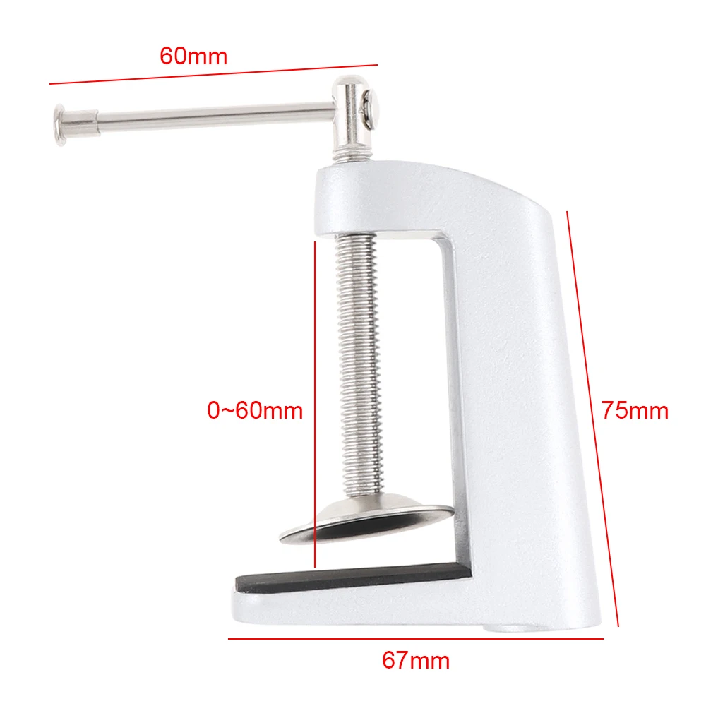 Серебряный Алюминий Сплав регулируемая настольная лампа неподвижное базовое