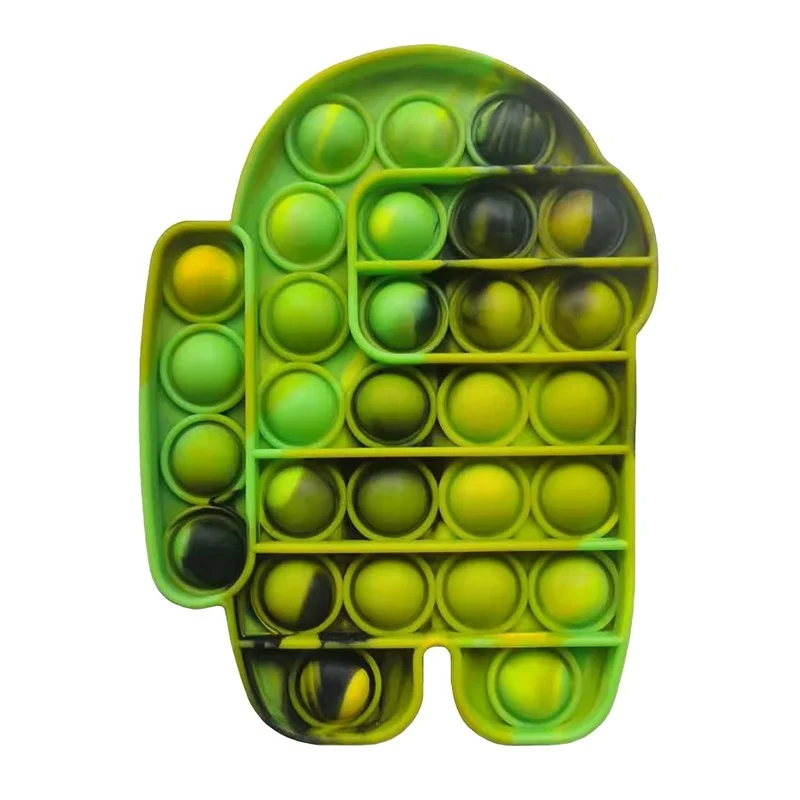 

JIMITU Pop Fidget Reliver Stress Gift Super Push Bubble Sensory Fingertip Astronaut Toy For Children Silicone Decompression Toy