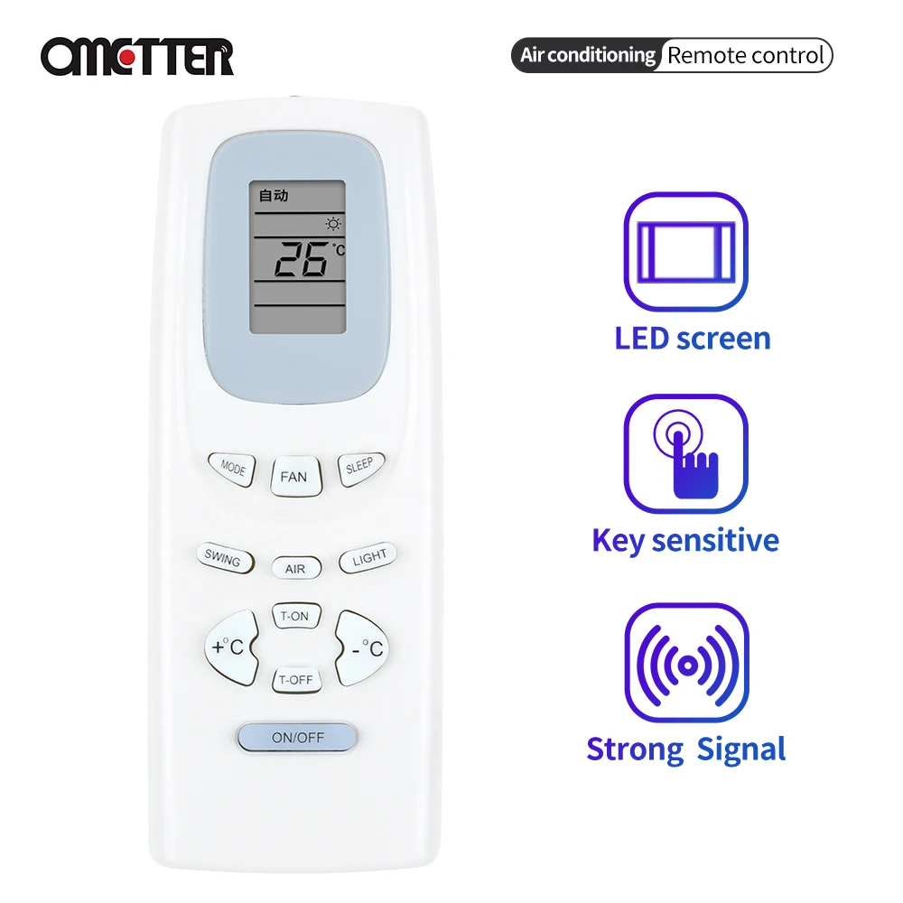 

Y512F2 Y512F Y512 For GREE TRANE Electrolux YORK Air Conditioner Remote Control Fernbedienung