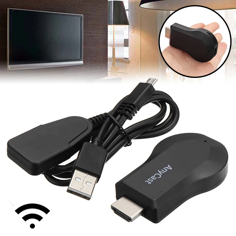 1 шт. USB Wi-Fi беспроводной адаптер для дисплея Anycast Miracast Airplay 1080P TV фото видео фильмов