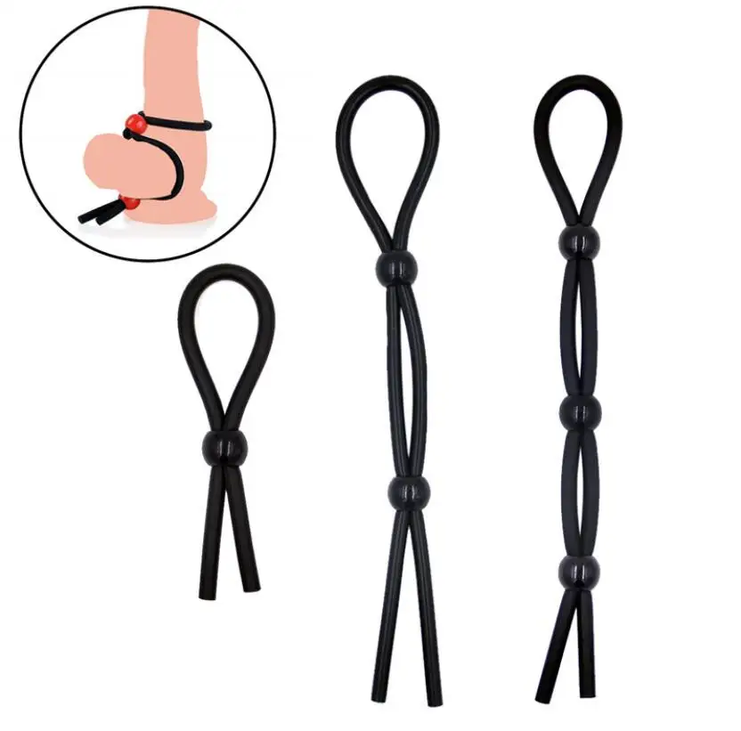 Для мужчин кольцо на пенис целомудрия с рукавом для пениса веревка шкафчика