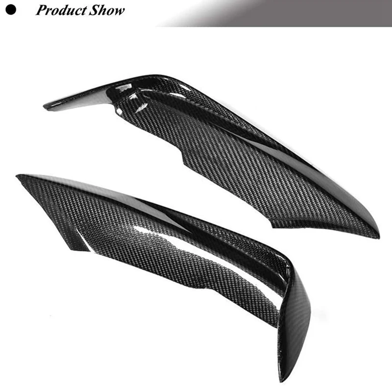 

Carbon Fiber Front Bumper Canards Splitters Fog Lamp Cover Trim For-BMW 3 Series F30 F35 318I 320I M Sport 2012 - 2018