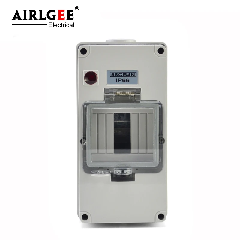 

4-полосная мини-распределительная коробка IP66 56CB4N, водонепроницаемая Пластиковая распределительная коробка постоянного тока/распределительная коробка для миниатюрного автоматического выключателя