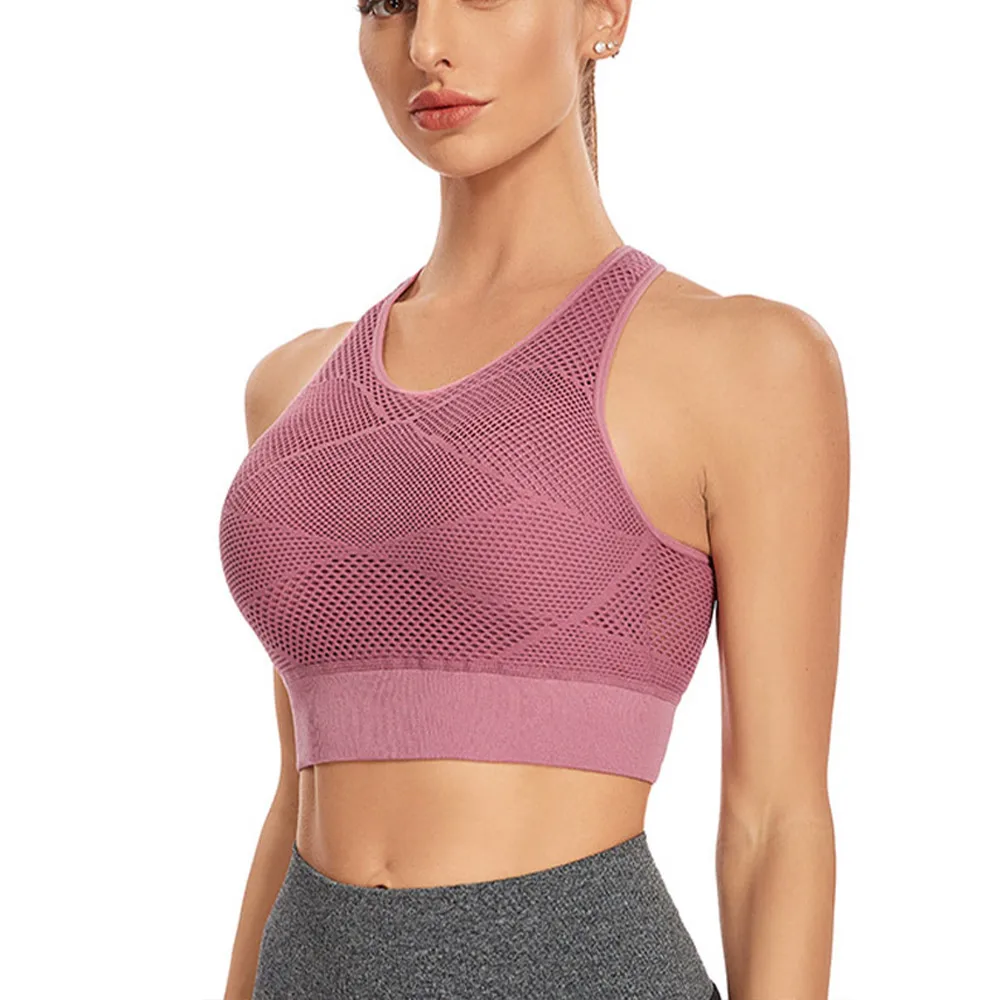 

Спортивные бюстгальтеры с перекрестной спинкой для женщин, Мягкие Бесшовные для йоги, тренажерного зала, тренировок, фитнеса