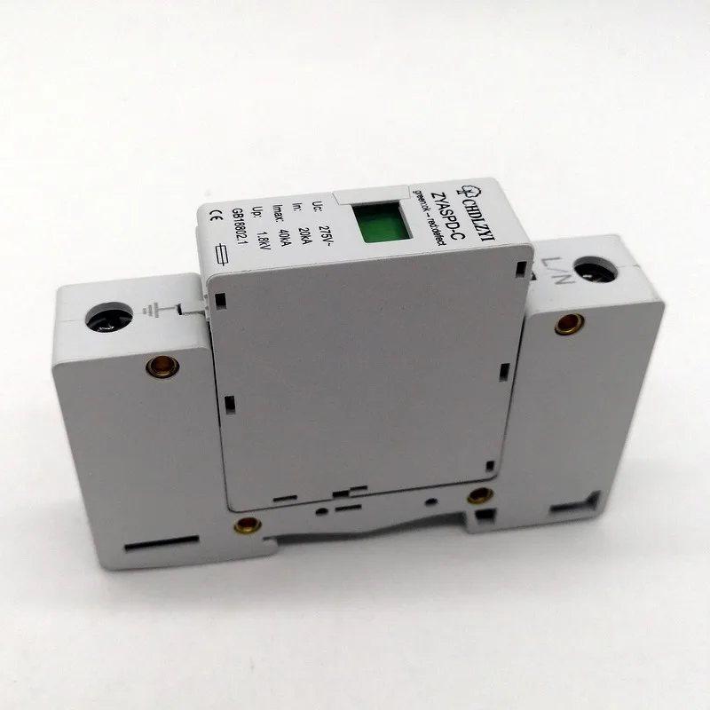 C 40 1P 20KA ~ 40KA 275V AC SPD стабилизатор напряжения для дома защитное устройство защиты от
