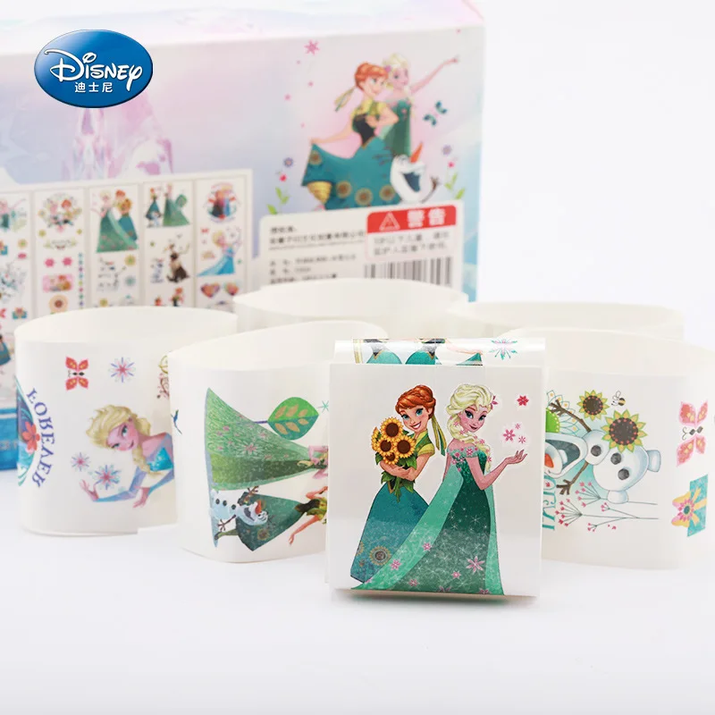 Детские наклейки с героями мультфильмов Холодное сердце Принцесса Эльза Анна