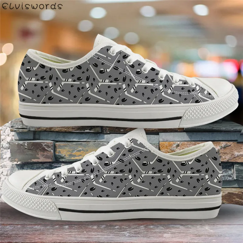 Кроссовки ELVISWORDS женские с мультяшным принтом холщовые низким верхом на плоской