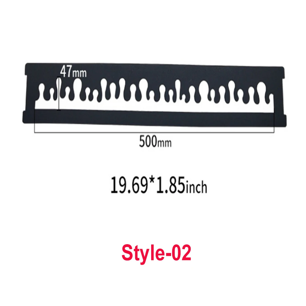 Новейшая кухонная резная форма для украшения торта и мусса боковая инструменты