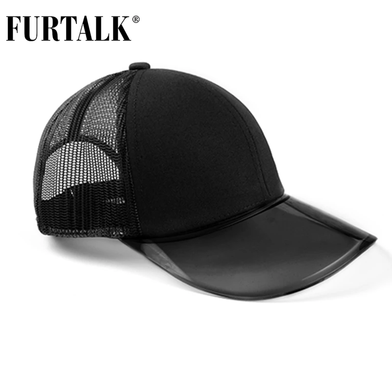 Женская Бейсболка FURTALK черная регулируемая розовая бейсбольная кепка в стиле хип