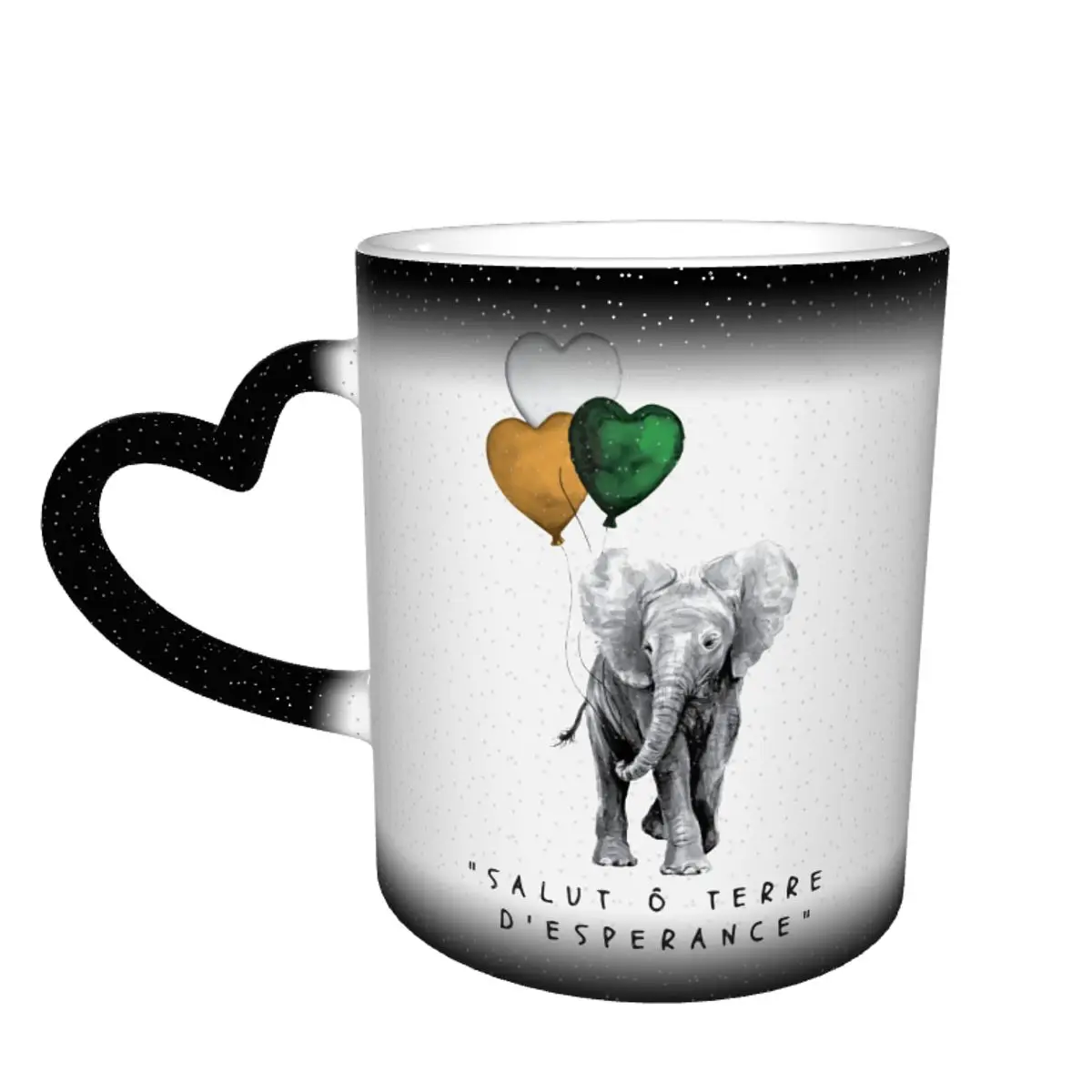 

Elephant Mug Wholesale Fun Mug Porcelain Drinking Color Changing Cups