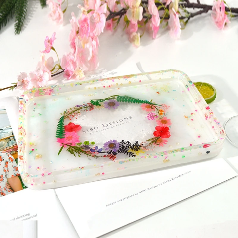 

DIY Crafts Container Epoxy Resin Mold Cube Storage Box Casting Silicone Mould 87HC