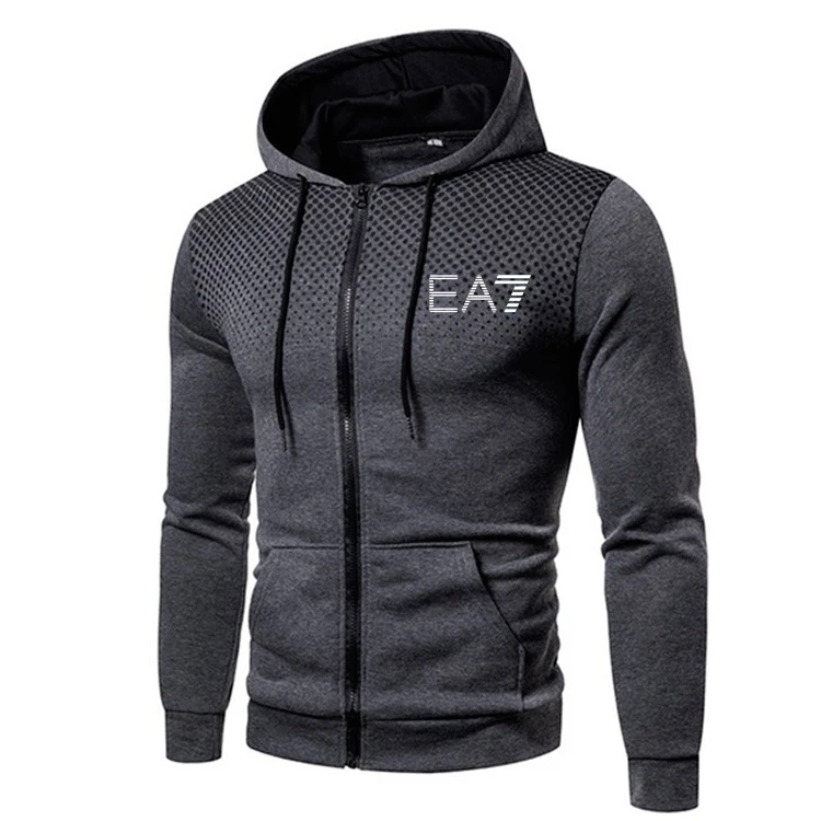 

Men's 2-piece men's sportswear spring and autumn jacket sportswear + pants, hooded sweatshirt, gym clothes, training clothes