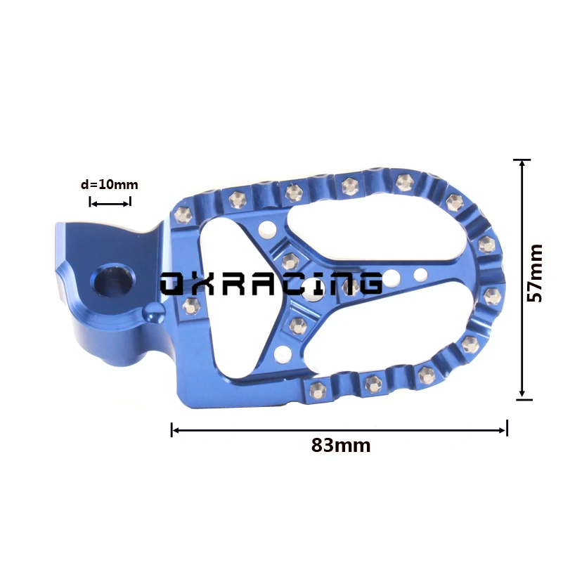 ЧПУ Заготовка MX подножки подставки педали подножки для YAMAHA yz 125 250 yz125 yz85 yz450f wr450f wr250f Байк
