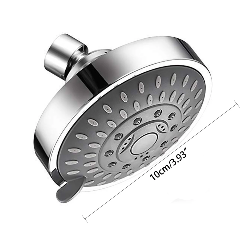 

High Quality Pressure Rainfall Shower Head 5-Setting Top Spray Water Saving Spray Nozzle Powerfull Boosting Spray Shower Head