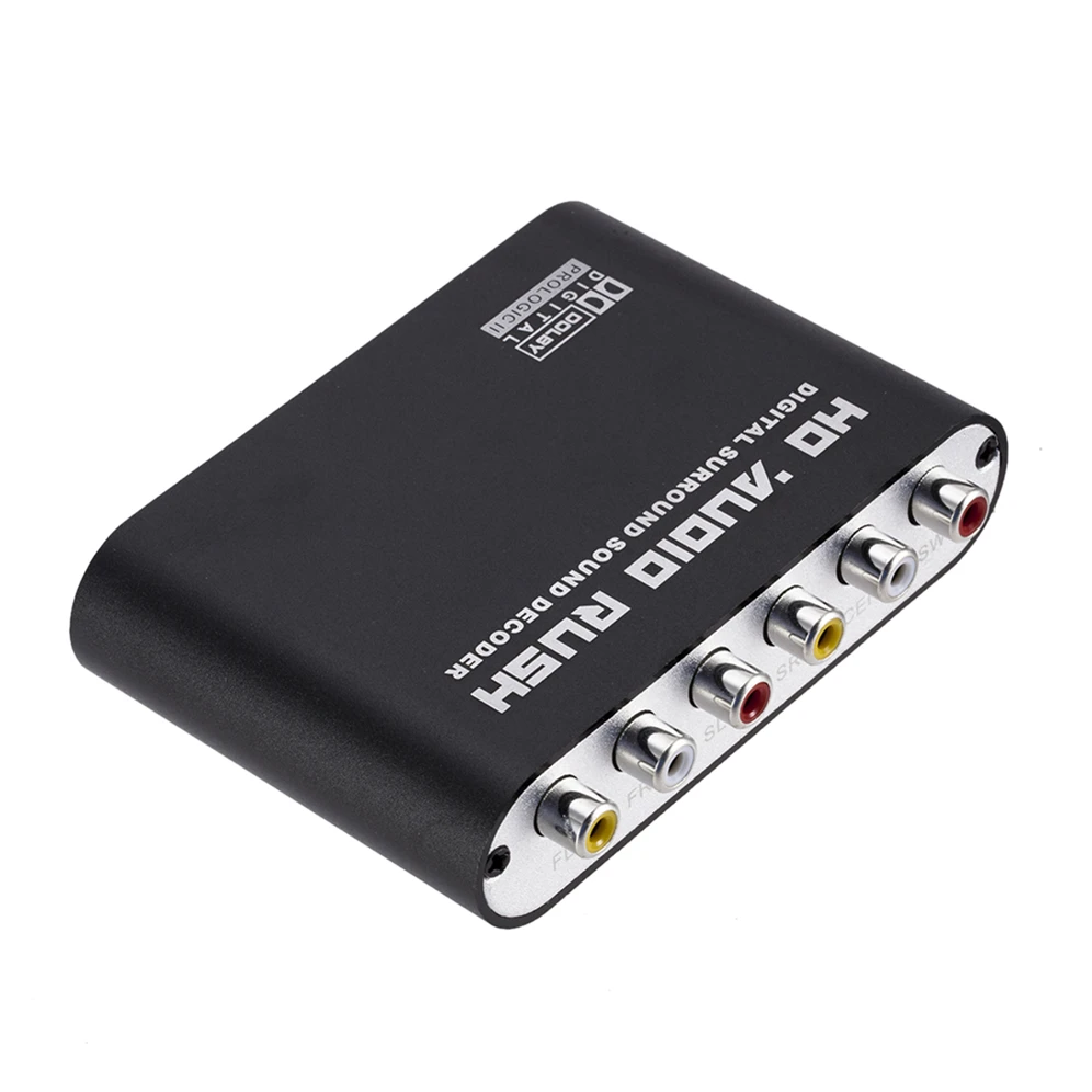 

Grwibeou 5.1 CH audio decoder SPDIF Coaxial to RCA DTS AC3 Optical digital Amplifier Analog Converte amplifier HD Audio Rush