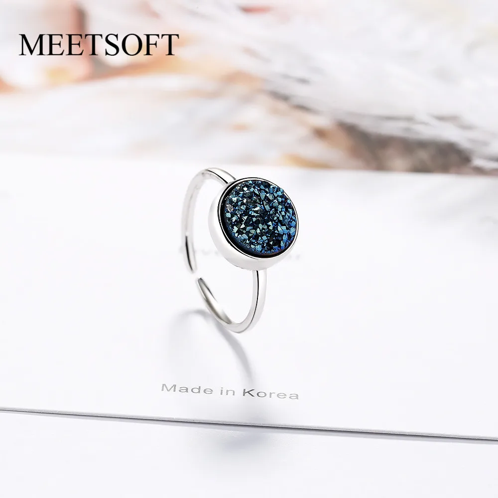 Регулируемое кольцо для женщин регулируемое с кианитом|Кольца| |
