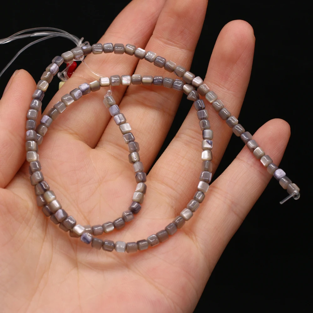 

Wholesale Natural Shell Seawater Cylindrical Spacer Beads for Jewelry Making Bracelet Necklace Accessory Size 3.5x3.5mm