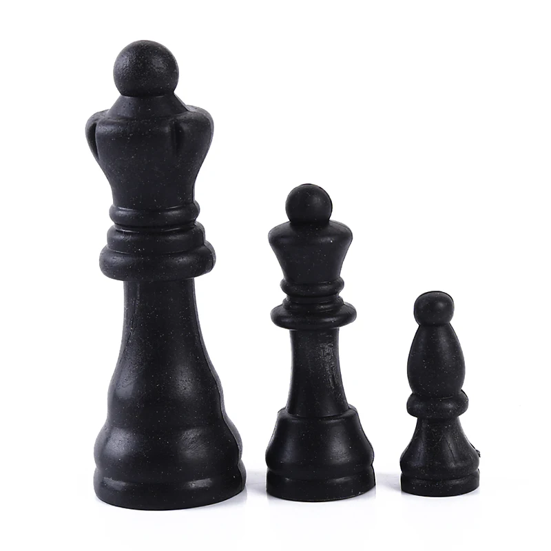 

Средневековые шахматные фигуры/пластиковые шахматы в комплекте, магнитные международные Шахматные игры, развлечения, черно-белые, 31 мм