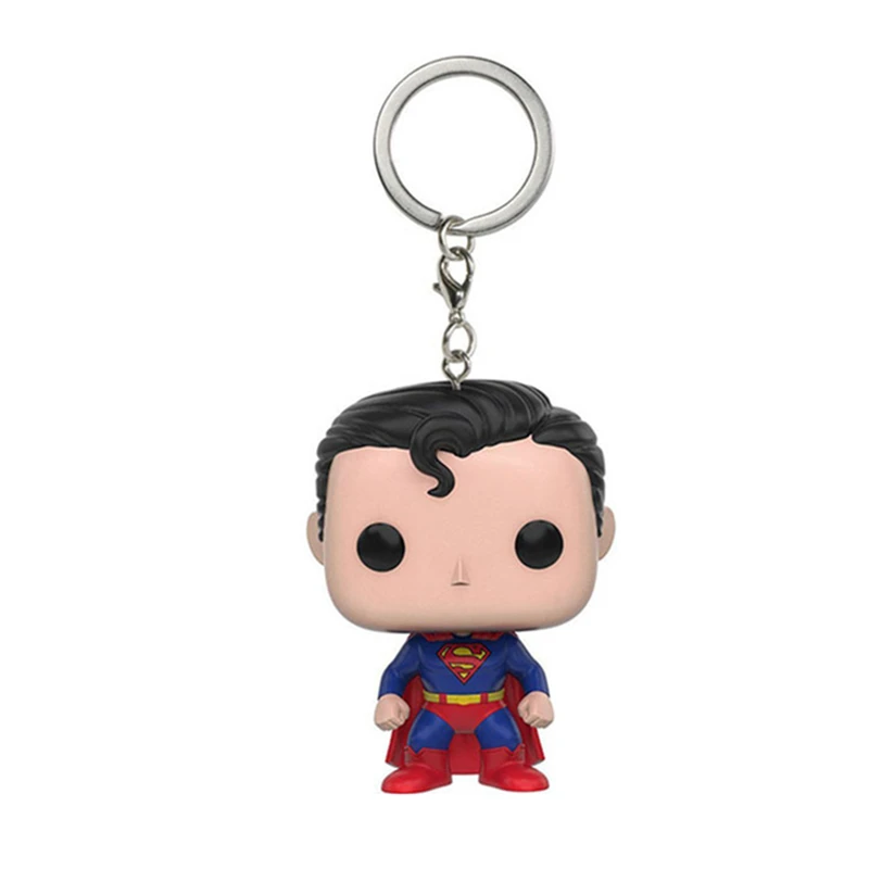 Карманный Брелок для ключей персонажи супергероев флэш фигурки модель куклы