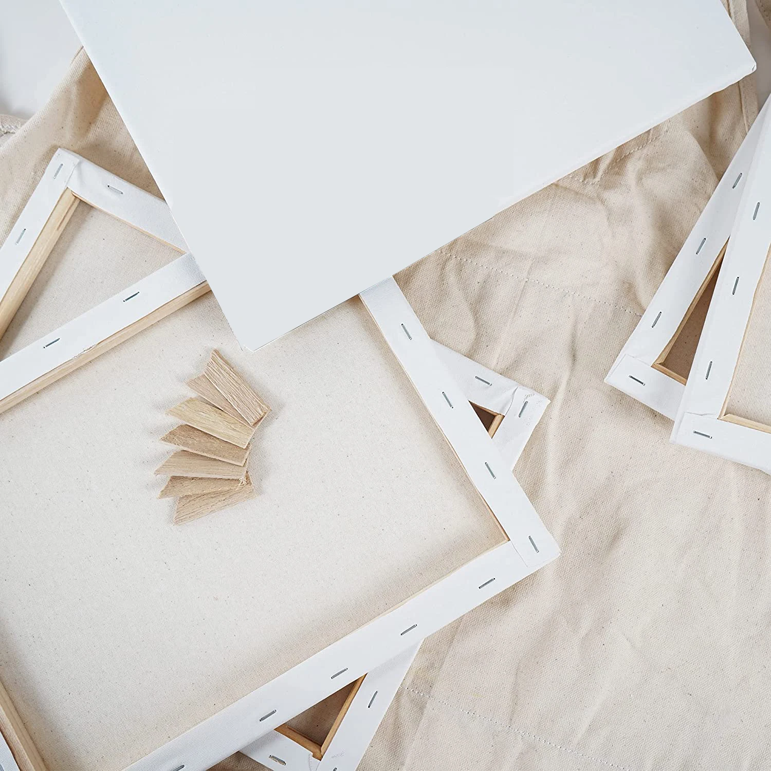 Растягивающийся холст для рисования 8x10 дюймов упаковка из 10 100% хлопка 5/8 дюйма