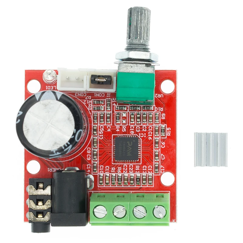 10 шт. 12 В Mini Hi-Fi PAM8610 плата аудио стереоусилителя 2X10W двухканальный D Класс по самой