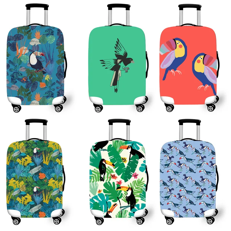 Эластичный Защитный чехол для багажа костюма защитный чехлы на колесиках 3D