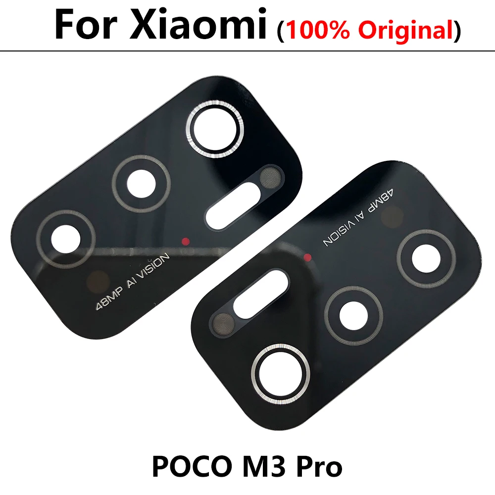 

Стеклянные линзы с клеевой наклейкой для Xiaomi Poco M3 Pro, стеклянные линзы для задней камеры с клеевой наклейкой для Xiaomi Poco M3 Pro, стеклянные линзы