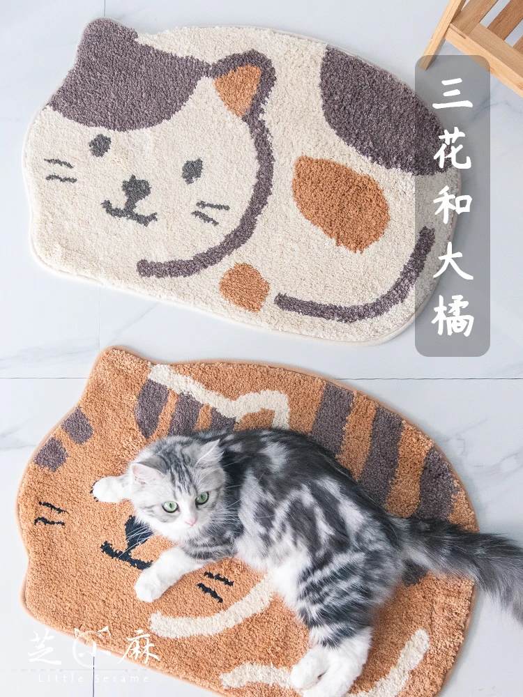 

Lovely Universal Cat Bed Cushion Pure Cotton Cat Furniture Cartoons Pet Accessories Beds Cama Para Gato Pet Supplies EK50MW