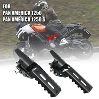 motorcycle highway front foot pegs folding footrests clamps 22mm 25mm for harley pan america 1250 pa1250 panamerica1250 2021 22