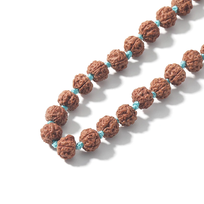 Джапамала бисерное ожерелье с узелками Rudraksha108 мала-Розарий благословение Йога