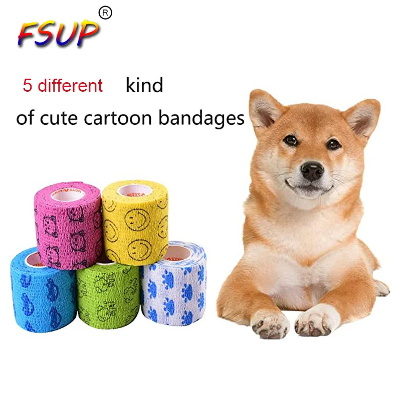 4 5 м самоклеющиеся эластичные повязки Женская обувь с милым рисунком спортивные