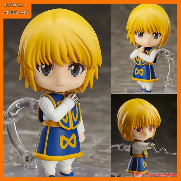 100% оригинал: HUNTER x Kurapika Q version figma фигура из ПВХ аниме модели игрушки Фигурки