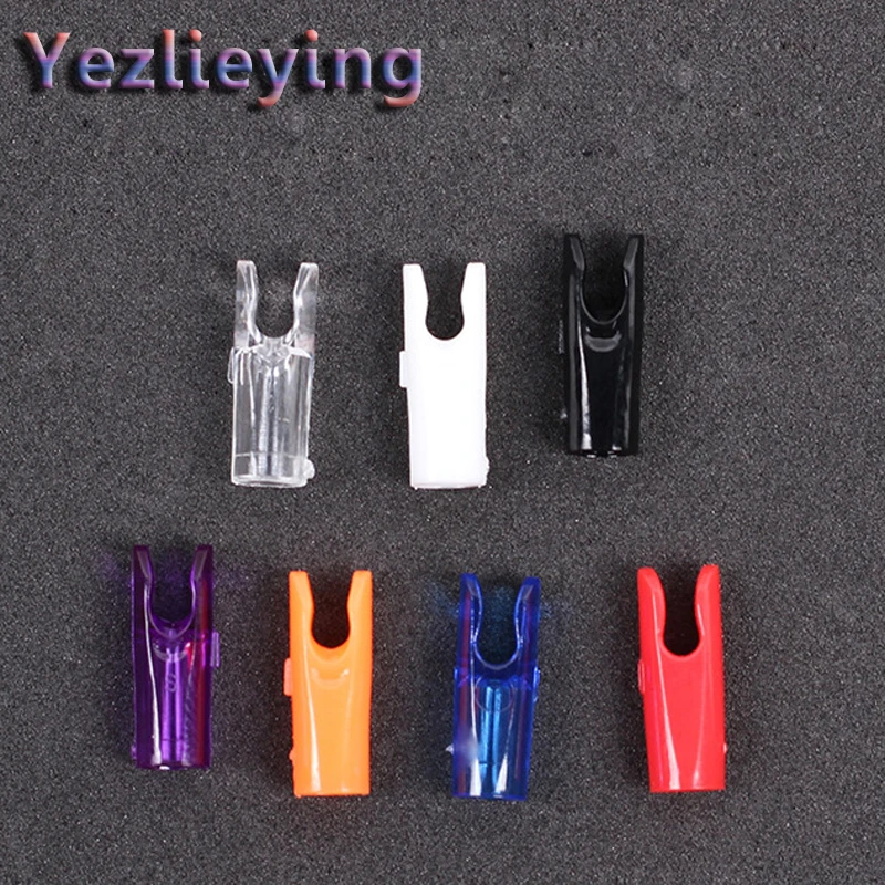 

30Pcs DIY Plastic Arrow Nocks Size S For ID 4.2mm Carbon/ Aluminum shaft Archery Nock Hunting Accessories