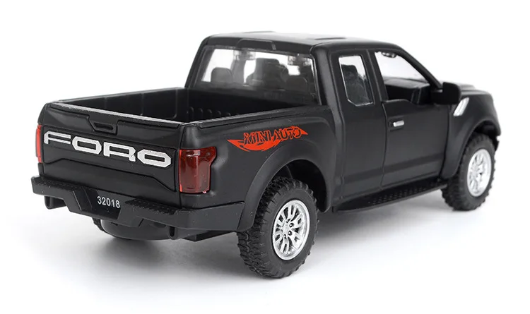 1:32 игрушечный автомобиль Ford F150 RAPTOR металлическая игрушка из сплава литой и