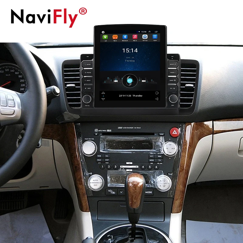Navifly 9 7 &quotTesla стиль для Subaru Outback 3 Legacy 4 2003 2009 Android видео автомобильное радио