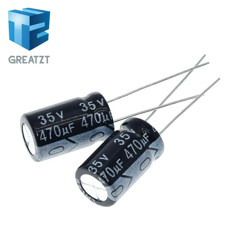 10 шт. высокое качество 35V470UF 10*17 мм 470 мкФ 35V электролитический