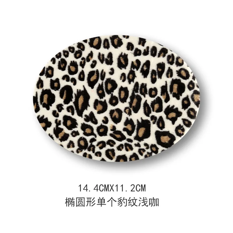 Нашивки для глажки локтя патчи с леопардовым принтом колена джинсов курток