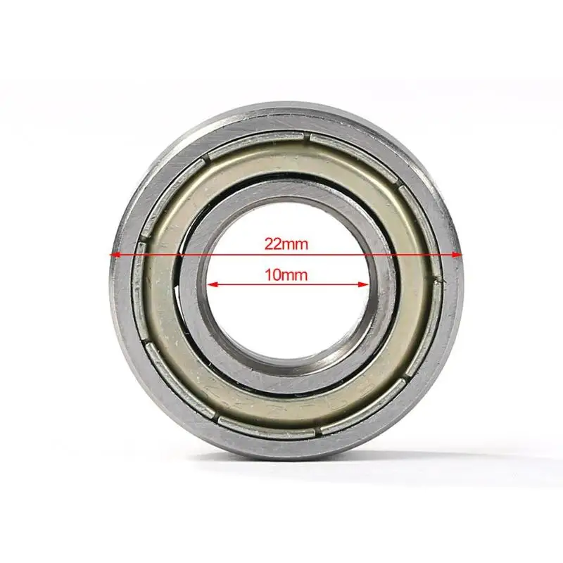 

10pcs 10x22x6mm Deep Groove Pulley Wheel 61900zz Carbon Steel Ball Bearing