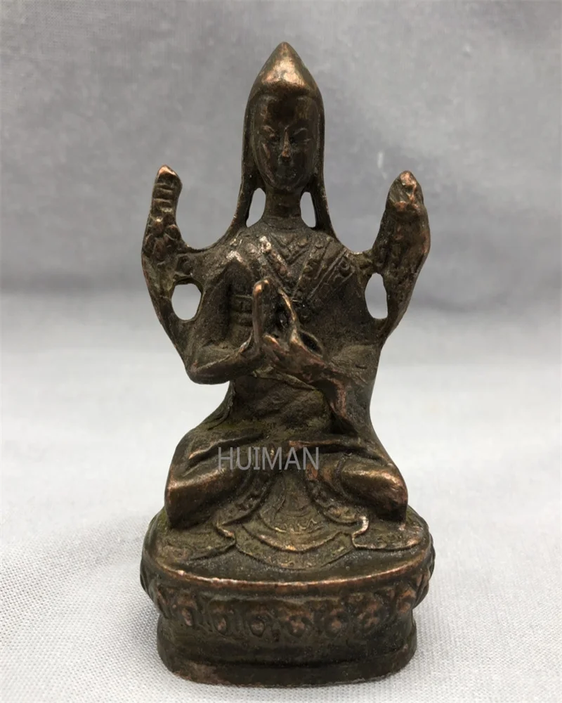 

China Bronze Statue Bodhisattva Buddh Metal Crafts Home Decoration