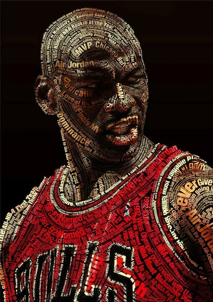 Шелковый постер с изображением Майкла Джордана домашний Настенный декор 24x36