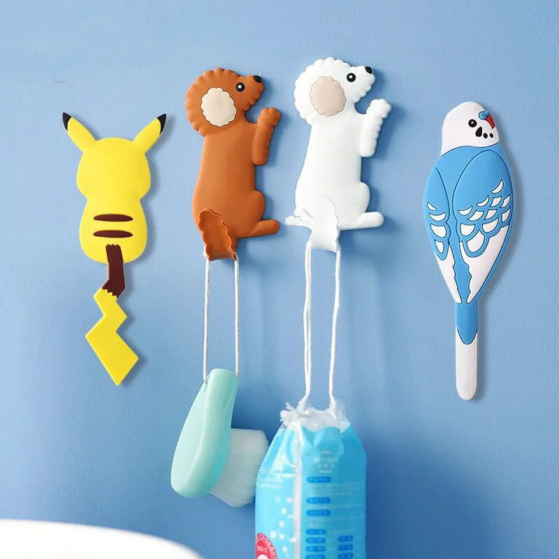 Мультяшные настенные крючки вешалки липкий крючок для спальни настенный крюк