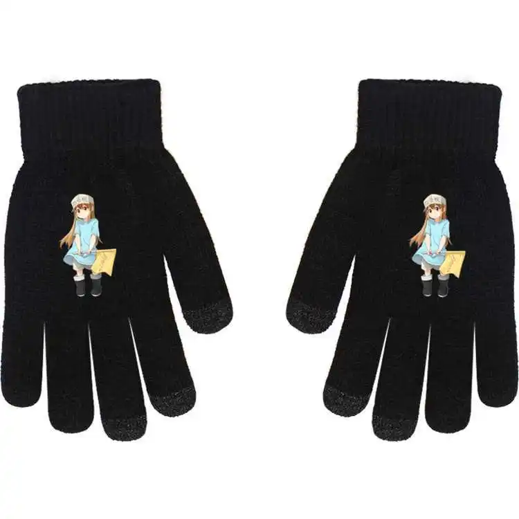 Модные перчатки без пальцев аниме новый Волшебный хвост Токийский Гуль атака на