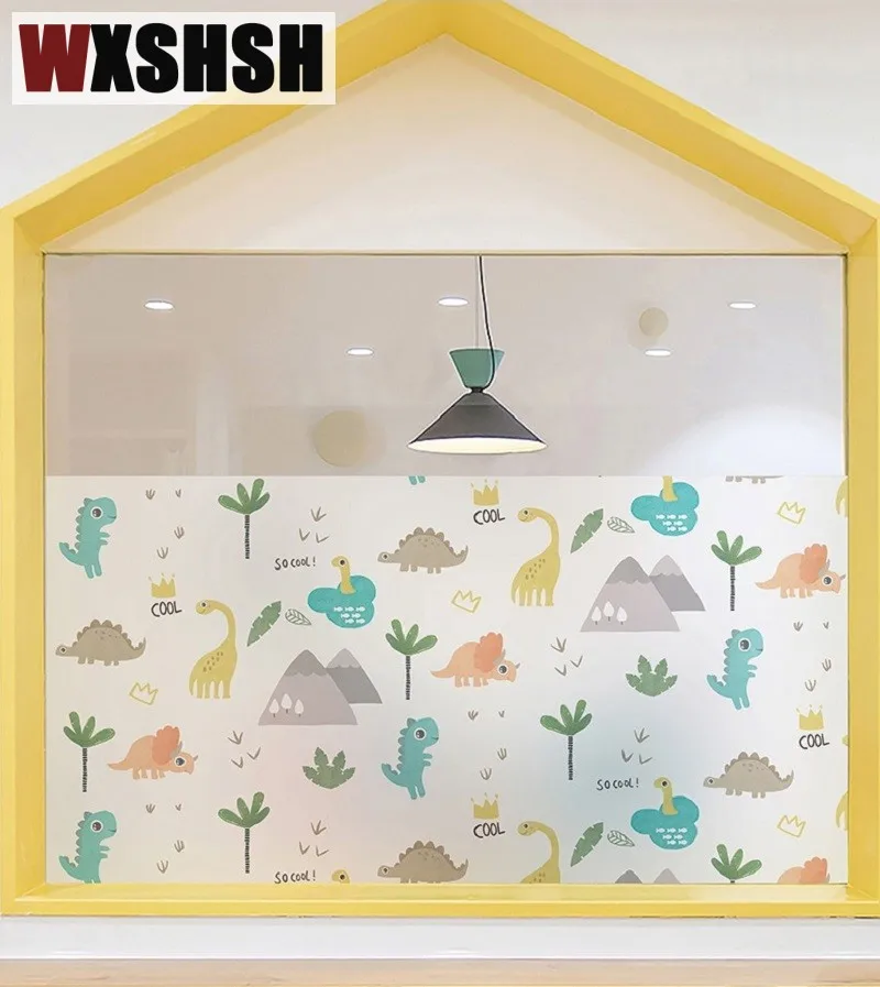 Статическая липкая стеклянная наклейка размером 0 см 100 х 10 геометрический узор