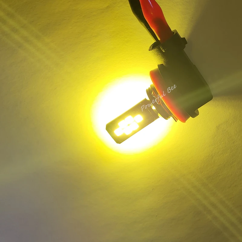 2 x лимонно зеленый золотой цвет: желтый белый H7 3030SMD 24W СВЕТОДИОДНЫЙ Автомобильный
