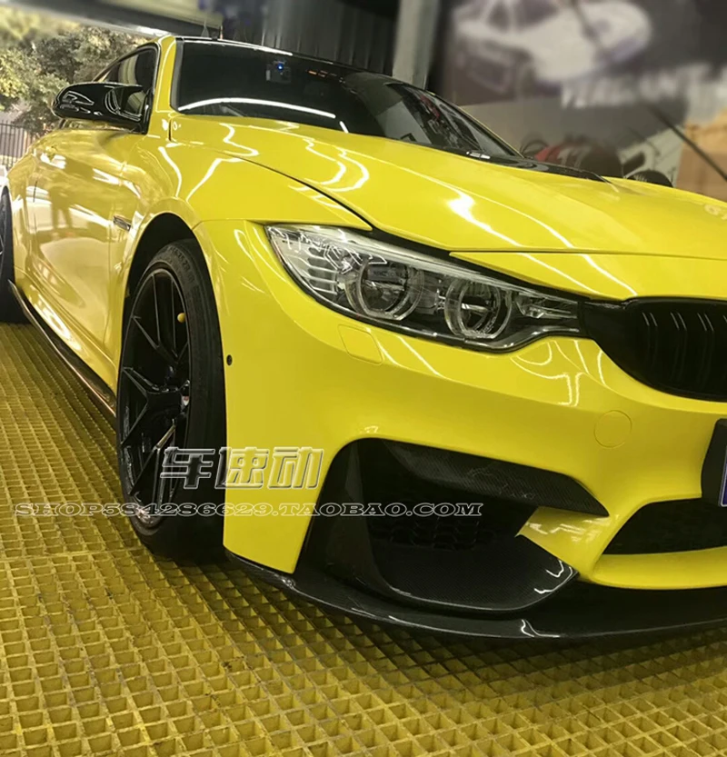 2 шт. разветвители для переднего бампера из углеродного волокна BMW 3 серии F80 M3 4 F82