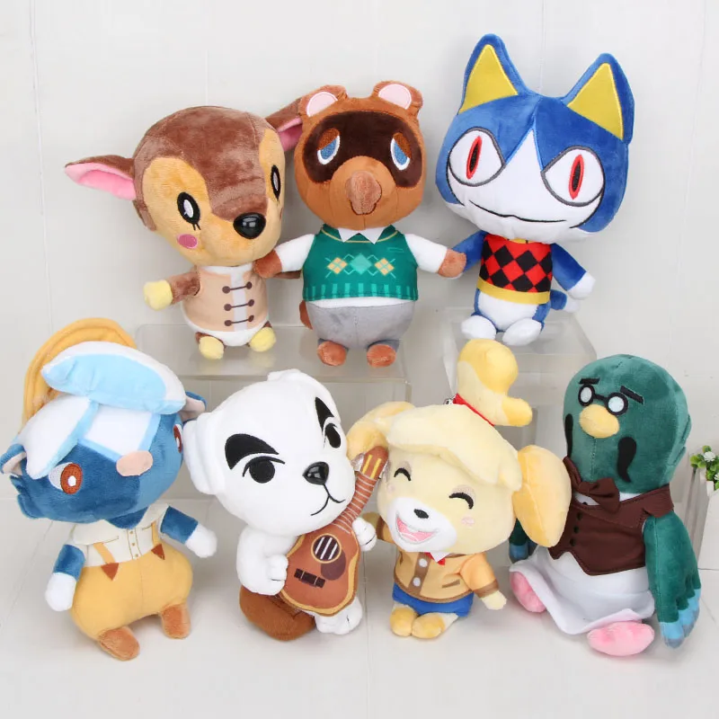 

20cm Game Animal Crossing doll Animal Crossing Plush toys Animal Crossing Tom Nook K.K Isabelle Raccoon Stuffed Toy doll