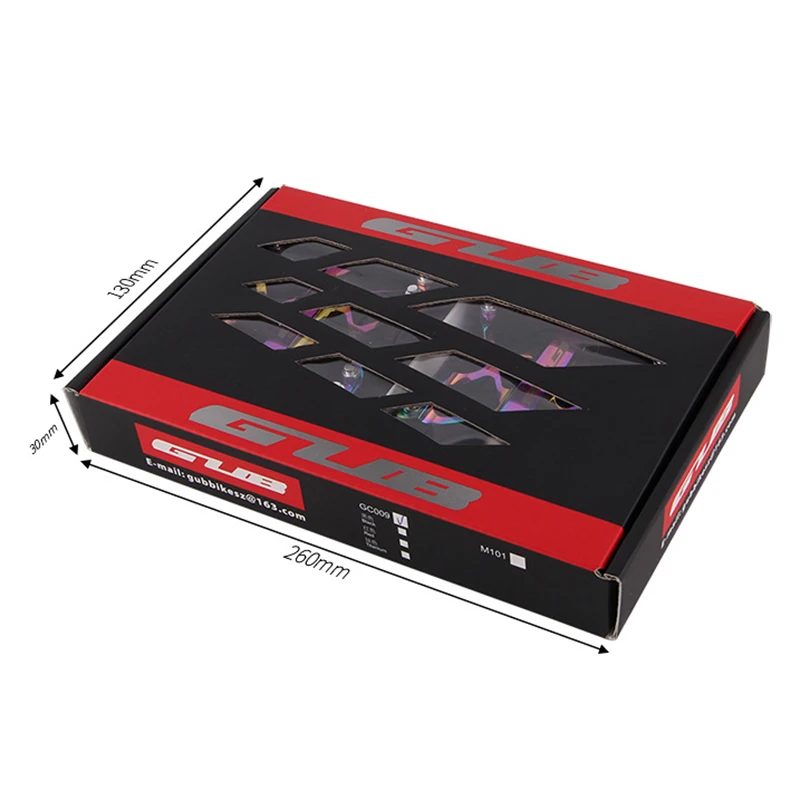 

GUB GC-009 San Peilin Aluminum Alloy Plating Colorful Non-slip Road Bike Pedal Bearing Folding Bike Pedal
