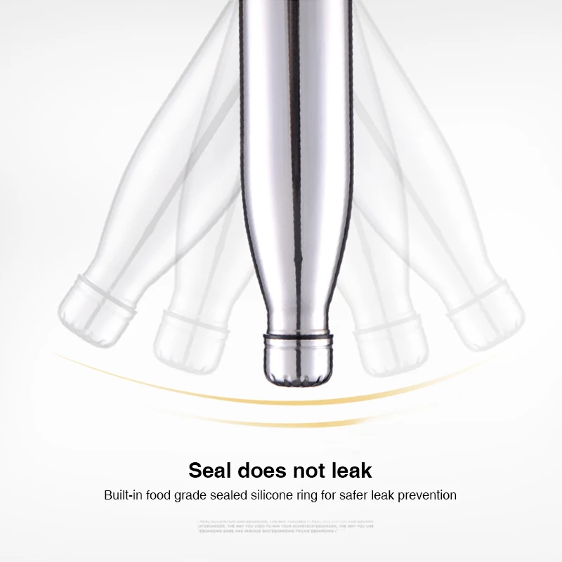 500 мл модная бутылка для воды из нержавеющей стали Детская школьная