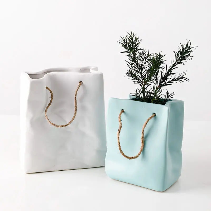 Креативная керамическая корзина для покупок в скандинавском стиле украшение ВАЗ