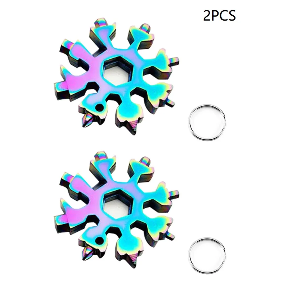 

Stainless Snowflake Shape 18 In 1 Portable Screwdriver Shape Snowflake
